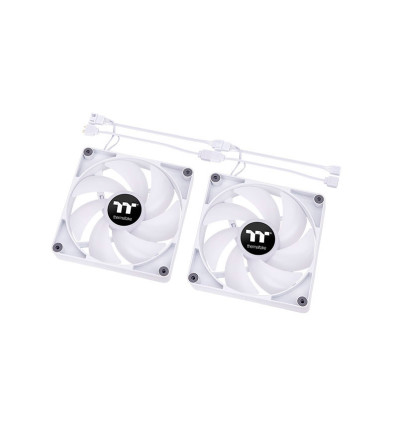 Thermaltake CT140 aRGB Blanco 140mm - Comprar Pack 2 Ventiladores PC