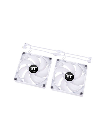 Thermaltake CT140 aRGB Blanco 140mm - Comprar Pack 2 Ventiladores PC