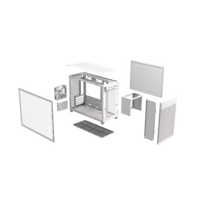 Asus Prime AP201 Blanca Micro-ATX - Comprar Caja para Ordenador