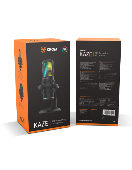 Krom Kaze - Comprar Micrófono Gaming y Streaming