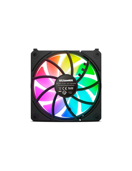 NOX Hummer Easy Link aRGB 120mm - Comprar Pack 3 Ventiladores PC