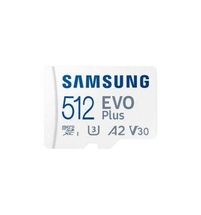 Samsung EVO Plus 512GB + Adaptador - Comprar Tarjeta MicroSD
