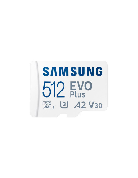Samsung EVO Plus 512GB + Adaptador - Comprar Tarjeta MicroSD