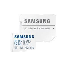 Samsung EVO Plus 512GB + Adaptador - Comprar Tarjeta MicroSD
