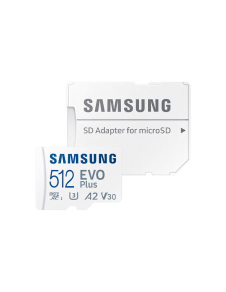 Samsung EVO Plus 512GB + Adaptador - Comprar Tarjeta MicroSD