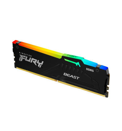 Comprar Memoria RAM Kingston Fury Beast RGB 16GB DDR5 6400MHz CL32