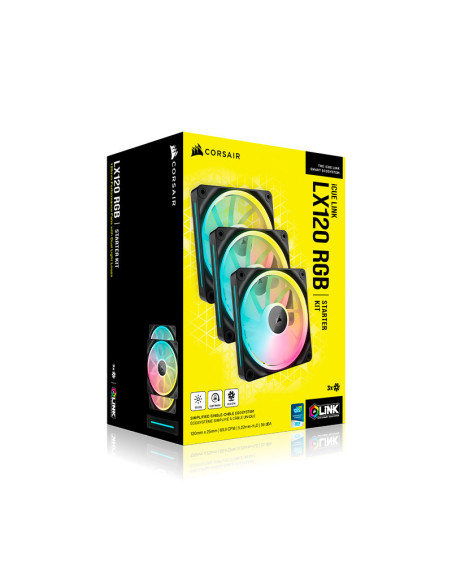 Comprar Pack de 3 Ventiladores PC Corsair LX120 RGB 120mm