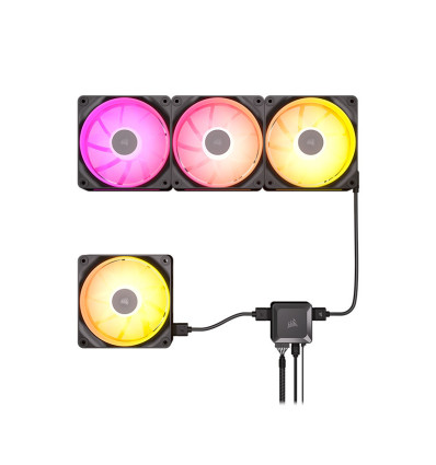 Comprar Pack de 3 Ventiladores PC Corsair LX120 RGB 120mm