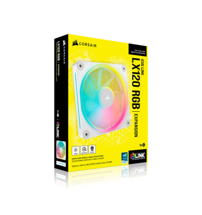 Comprar Ventilador PC Corsair LX120 RGB Blanco 120mm