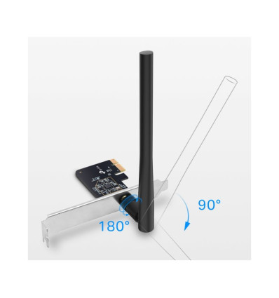 Comprar Tarjeta de Red TP-Link Archer T2E PCIe Wi-Fi Dual Band AC600