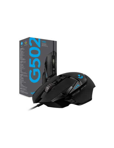 Logitech G502 Hero Óptico USB Gaming - Comprar ratón gaming