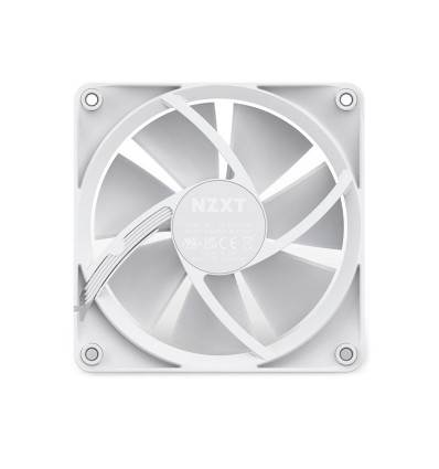 NZXT F120 RGB Blanco 120mm Ventilador PC