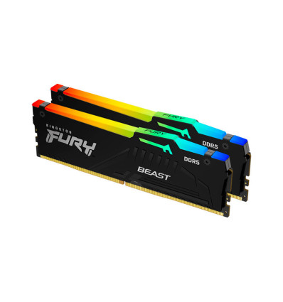 Kingston Fury Beast RGB 64GB RAM DDR5 (2x32GB) 6400MHz CL32