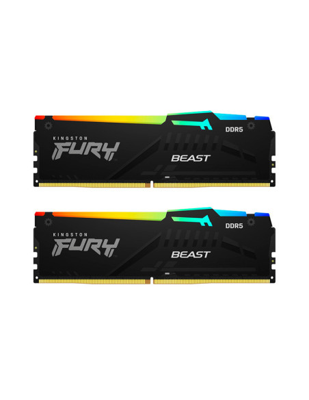 Kingston Fury Beast RGB 64GB RAM DDR5 (2x32GB) 6400MHz CL32