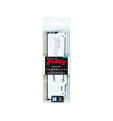 Kingston Fury Beast RGB 32GB RAM DDR5 6000MHz CL30 Blanca Expo