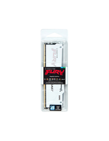 Kingston Fury Beast RGB 32GB RAM DDR5 6000MHz CL30 Blanca Expo