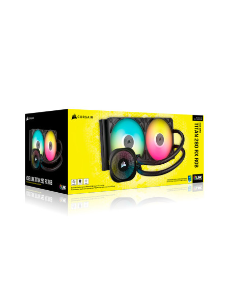 Corsair iCUE Link Titan 280 RX RGB 280mm Refrigeración líquida PC