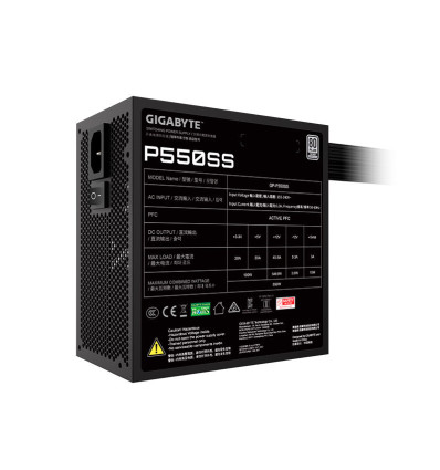 Gigabyte GP-P550SS ATX 3.0 (Bulk) Fuente de alimentación 550W
