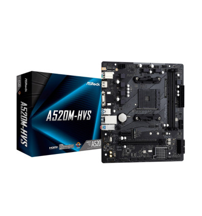 AsRock A520M-HVS Socket AM4 Micro-ATX