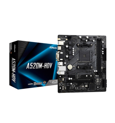 AsRock A520M-HDV Socket AM4 Micro-ATX