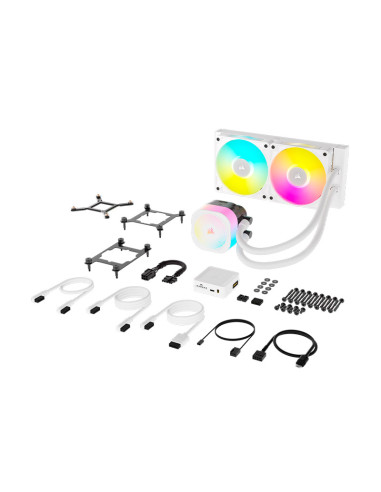 Corsair iCUE Link Titan 240 RX RGB White 240mm Refrigeración líquida PC