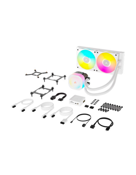 Corsair iCUE Link Titan 240 RX RGB White 240mm Refrigeración líquida PC