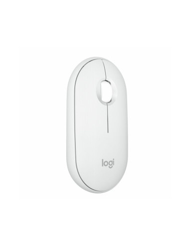 Logitech Pebble Mouse 2 M350S Blanco Ratón inalámbrico 1000DPI
