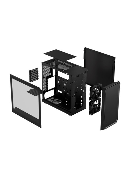 Fractal Design Focus 2 Black TG Clear Tint ATX Caja para PC