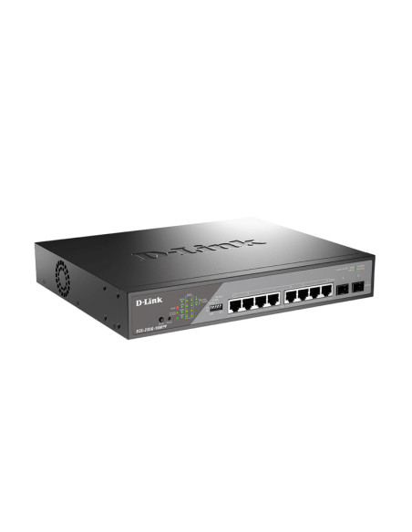 D-Link DSS-200G-10MPP Smart Survillance (10 puertos) Switch PoE L2