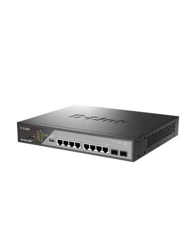 D-Link DSS-200G-10MPP Smart Survillance (10 puertos) Switch PoE L2