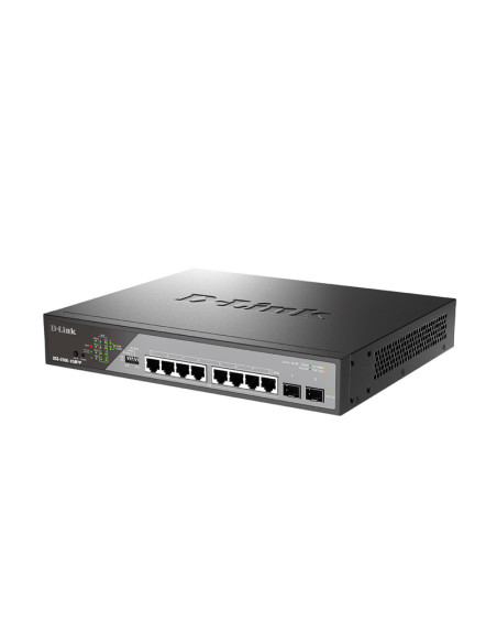 D-Link DSS-200G-10MPP Smart Survillance (10 puertos) Switch PoE L2