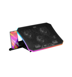 Base Refrigeradora Mars Gaming 19" + soporte móvil