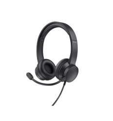 Auriculares USB con micrófono Trust Ayda Negros