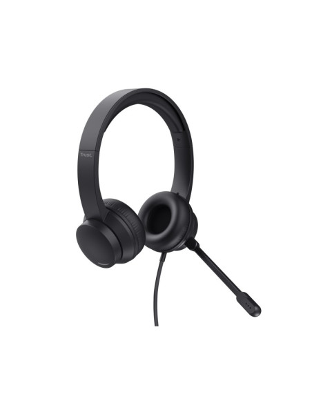 Auriculares USB con micrófono Trust Ayda Negros