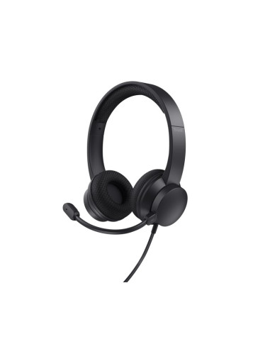 Auriculares USB con micrófono Trust Ayda Negros