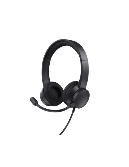Auriculares USB con micrófono Trust Ayda Negros