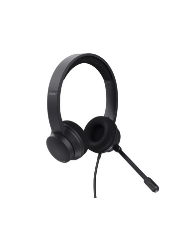 Auriculares USB con micrófono Trust Ayda Negros