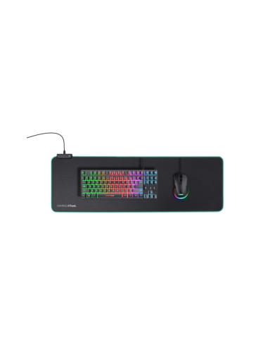 Alfombrilla PC Trust gaming GXT 764 Glide-Flex XXL Negra