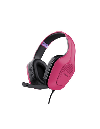 Auriculares gaming con micrófono Trust gaming GXT 415 Zirox rosas