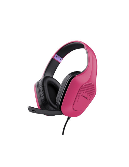 Auriculares gaming con micrófono Trust gaming GXT 415 Zirox rosas