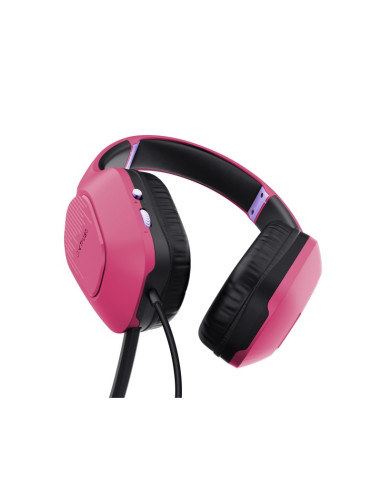 Auriculares gaming con micrófono Trust gaming GXT 415 Zirox rosas