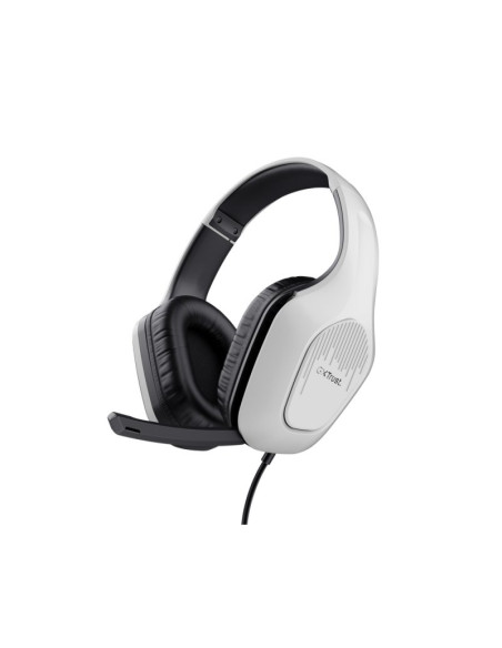 Auriculares gaming con micrófono Trust gaming GXT 415 Zirox blancos