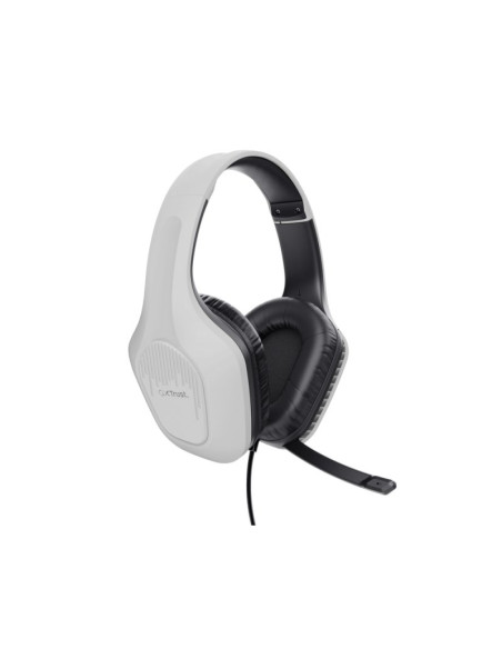 Auriculares gaming con micrófono Trust gaming GXT 415 Zirox blancos