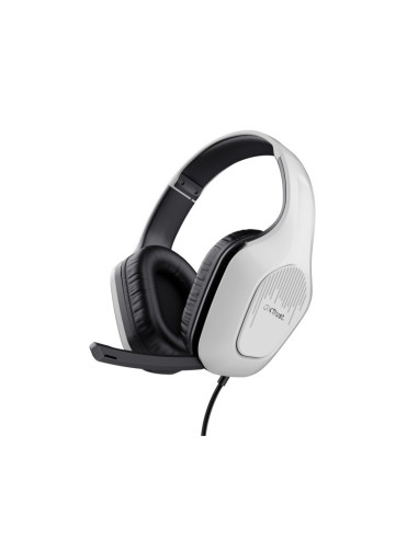 Auriculares gaming con micrófono Trust gaming GXT 415 Zirox blancos