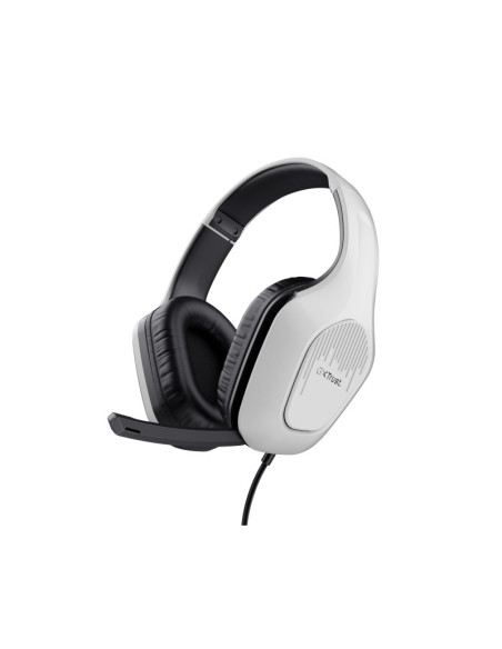 Auriculares gaming con micrófono Trust gaming GXT 415 Zirox blancos