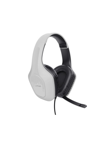 Auriculares gaming con micrófono Trust gaming GXT 415 Zirox blancos