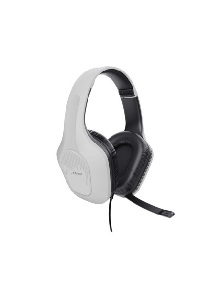 Auriculares gaming con micrófono Trust gaming GXT 415 Zirox blancos
