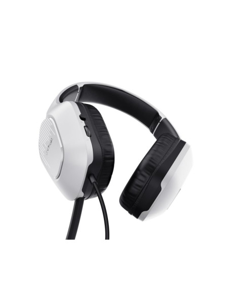 Auriculares gaming con micrófono Trust gaming GXT 415 Zirox blancos