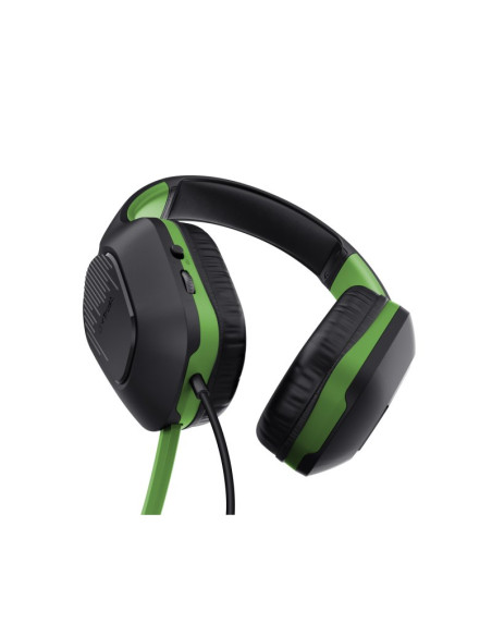 Auriculares gaming con micrófono Trust gaming GXT 415 Zirox verdes Xbox