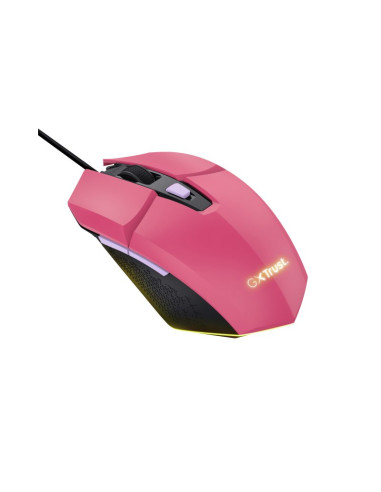 Trust gaming GXT 109 Felox rosa Ratón gaming 6400 DPI